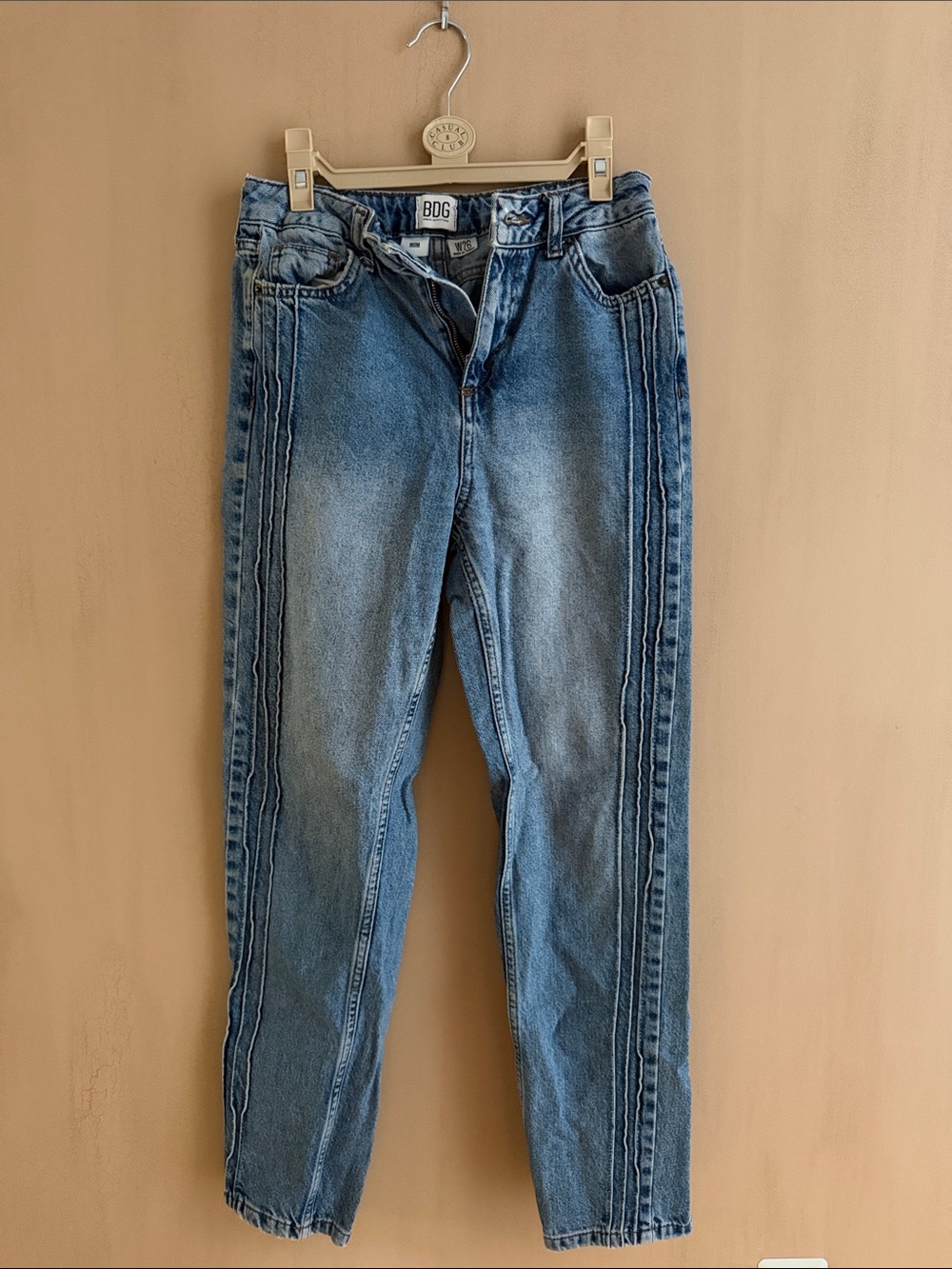 BDG Straight-Leg Jeans in Medium Blue Wash